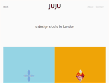 Tablet Screenshot of jujudesignstudio.com